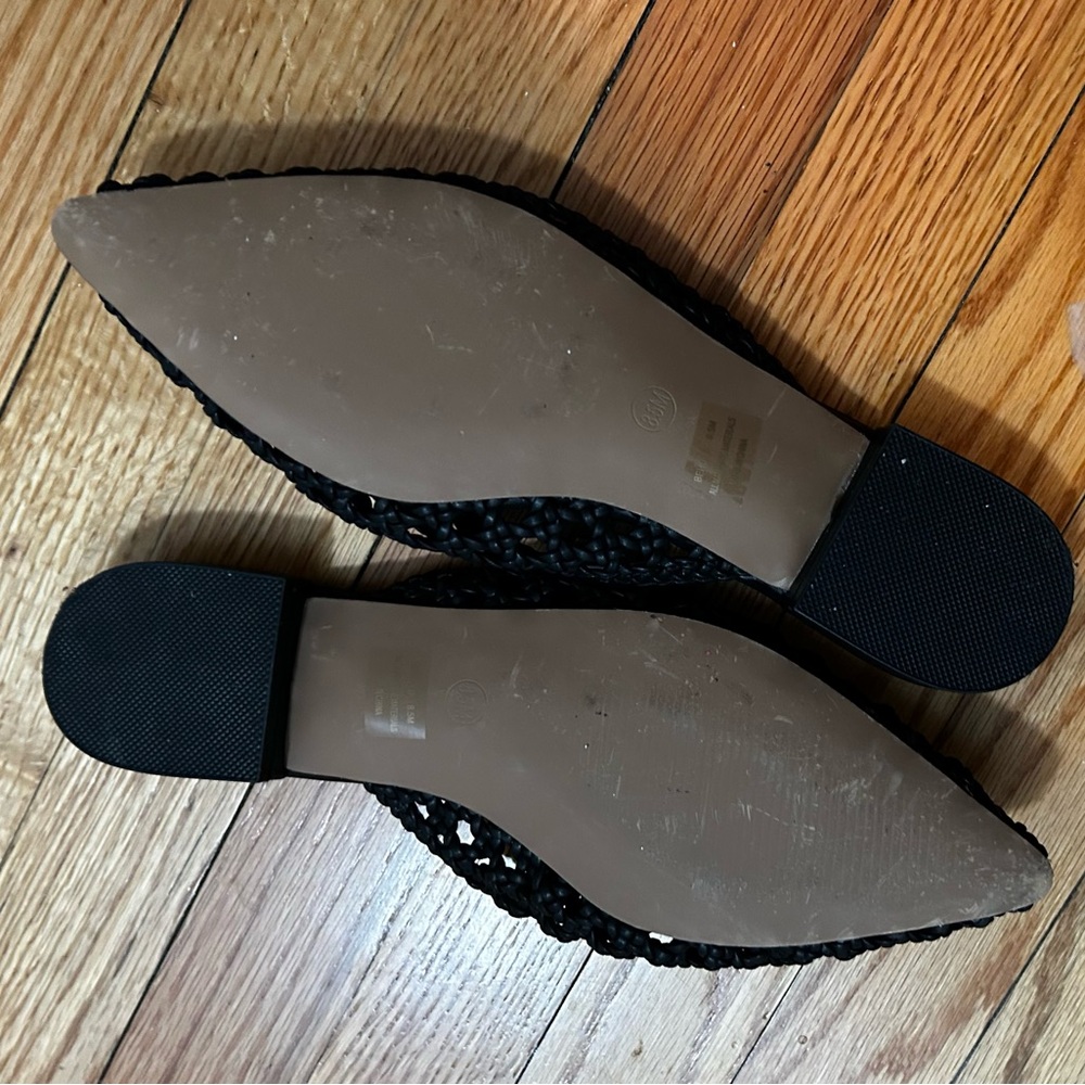 Joie Black Woven Women's Mules - Picture 5 of 6